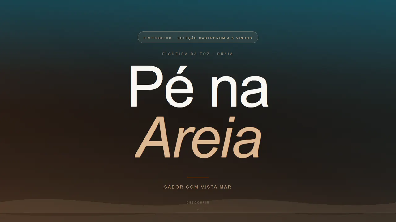 Pé na Areia